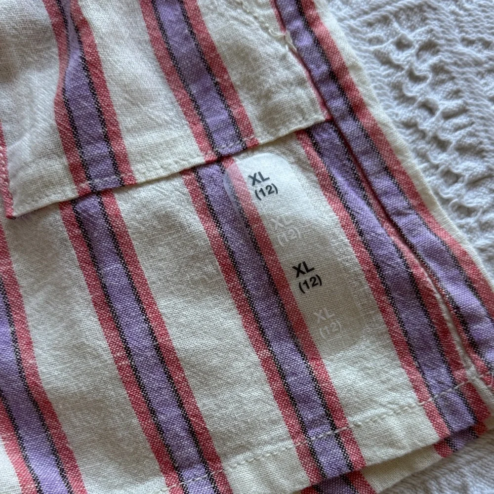 GAP Kids Striped Shorts in Red and Cream